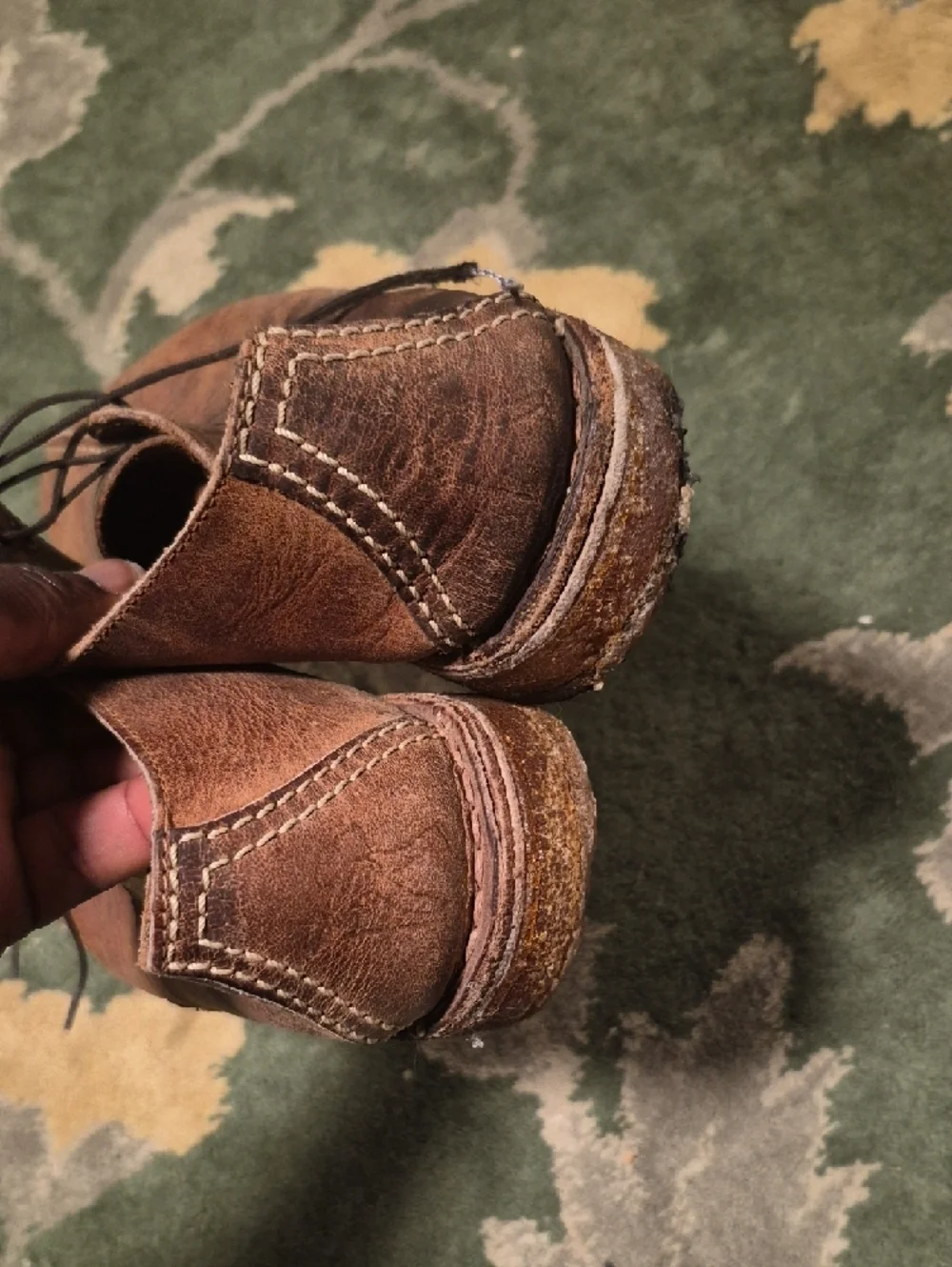 Clarks Brown Leather Chukka Boots - Lace-Up Casual